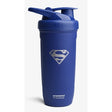 Shaker SmartShake Shaker Metalowy SuperMan Niebieski 900 ml - Sklep Witaminki.pl