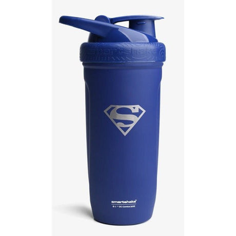 Shaker SmartShake Shaker Metalowy SuperMan Niebieski 900 ml - Sklep Witaminki.pl