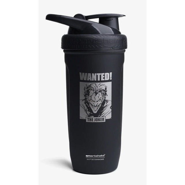 Shaker SmartShake Shaker Metalowy The Joker Wanted Czarny 900 ml - Sklep Witaminki.pl