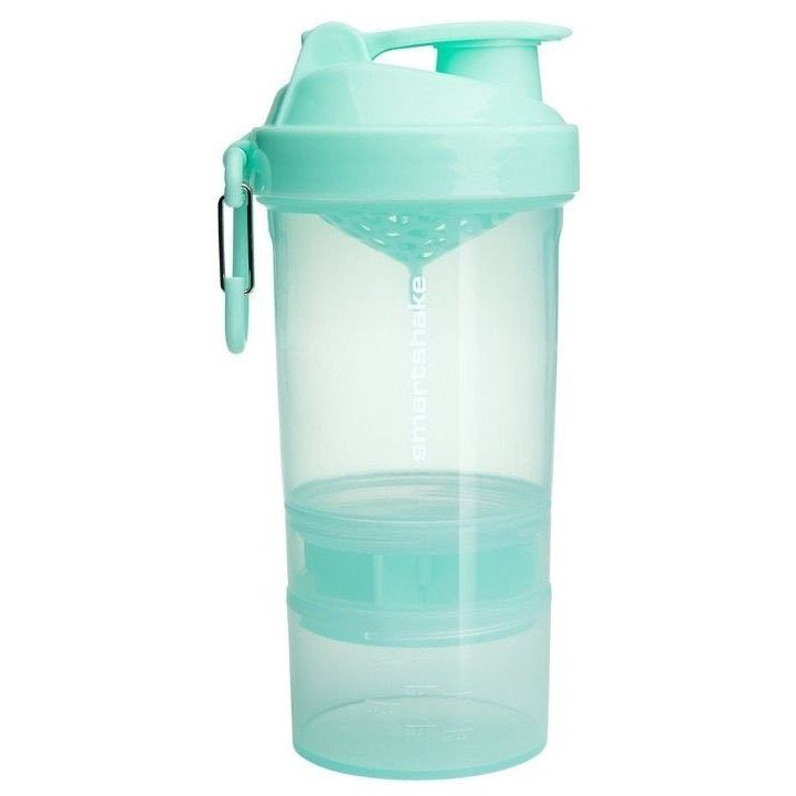 Shaker SmartShake Shaker Original2Go TWO Mint Green Miętowy 600 ml - Sklep Witaminki.pl