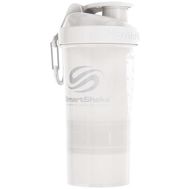 Shaker SmartShake Shaker Original2Go TWO Pure White Biały 600 ml - Sklep Witaminki.pl
