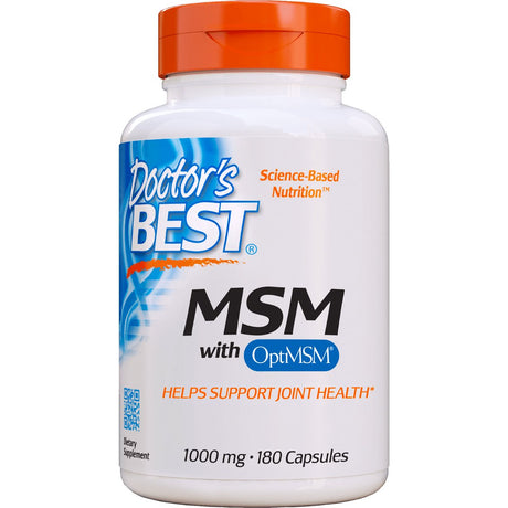 Siarka Doctor's BEST MSM with OptiMSM 1000 mg 180 caps - Sklep Witaminki.pl