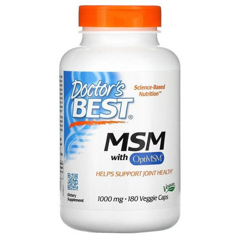 Siarka Doctor's BEST MSM with OptiMSM Vegan 1000 mg 180 vcaps - Sklep Witaminki.pl