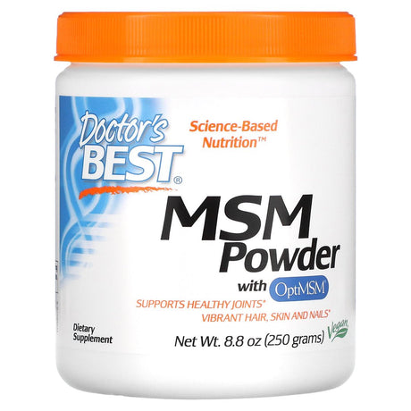 Siarka Doctor's BEST MSM with OptiMSM Vegan Powder 250 g - Sklep Witaminki.pl