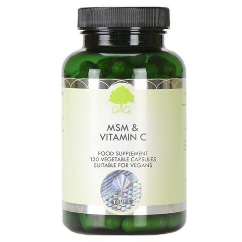 G&G MSM 500mg z Witaminą C 120 caps Siarka - Sklep Witaminki.pl