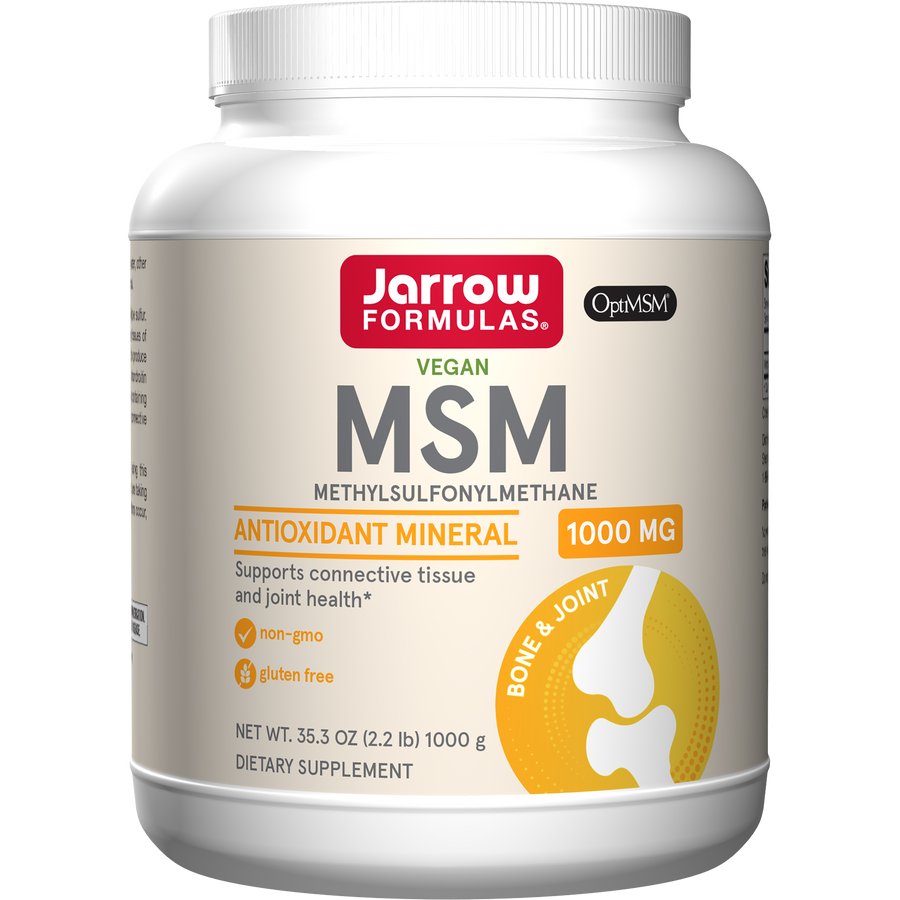 Jarrow Formulas MSM Methyl - Sulfonyl - Methane Powder 1000g Siarka - Sklep Witaminki.pl