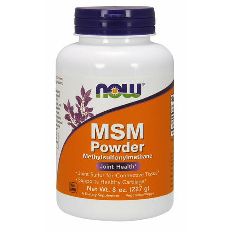 Siarka NOW Foods MSM Powder 227 g - Sklep Witaminki.pl