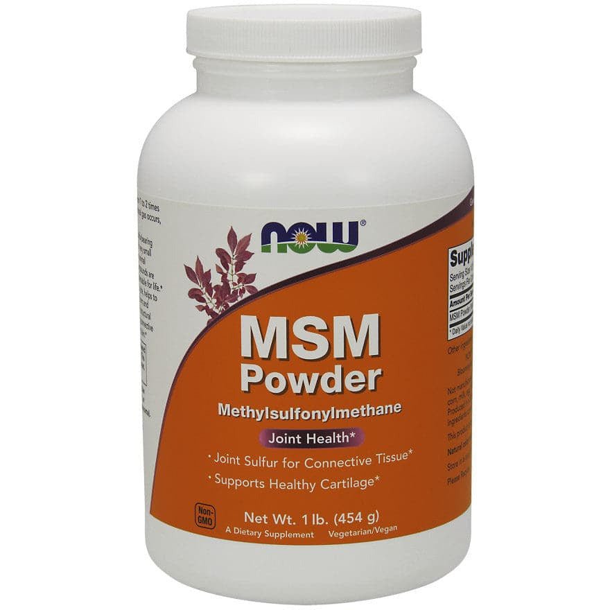 Siarka NOW Foods MSM Powder 454 g - Sklep Witaminki.pl