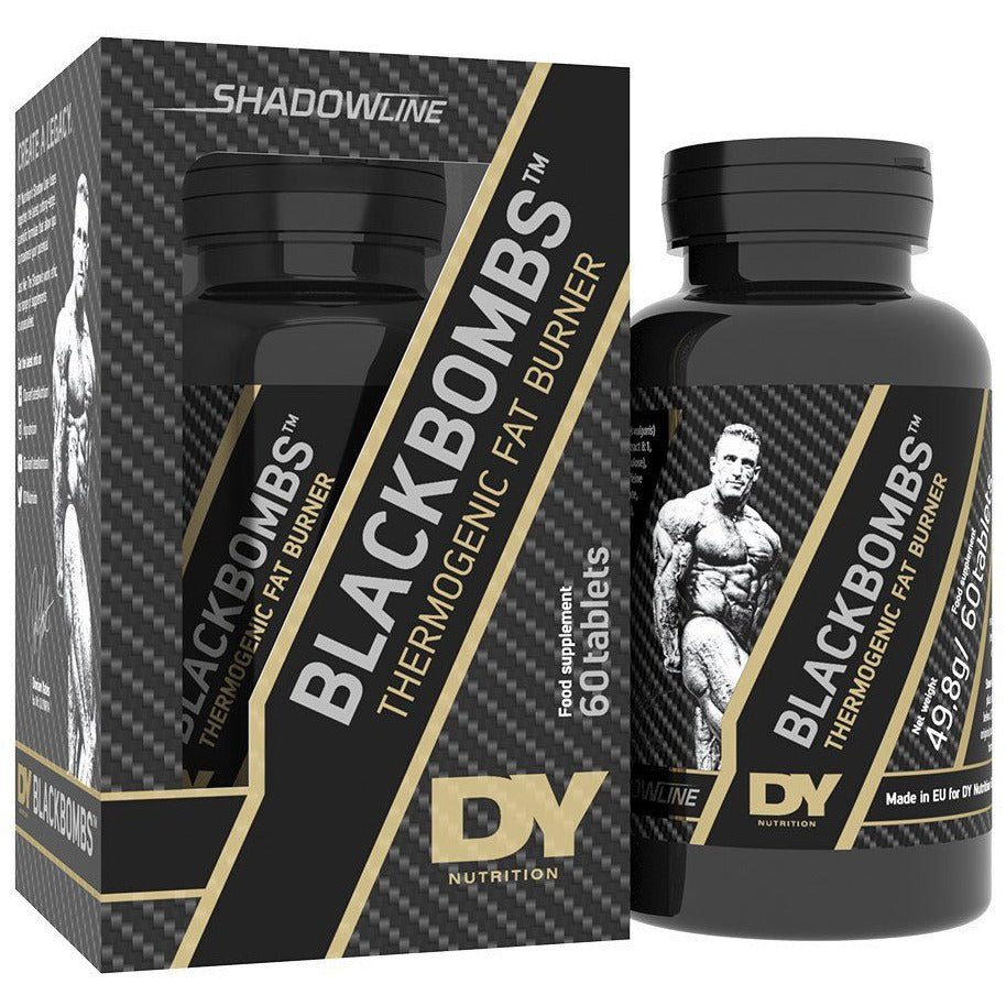 DY Nutrition (Dorian Yates) Black Bombs 60 tablets Spalacz tłuszczu - Sklep Witaminki.pl