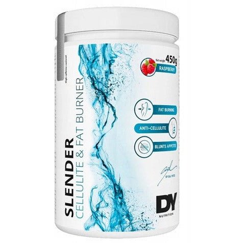 DY Nutrition (Dorian Yates) Slender Cellulite & Fat Burner (New Formula) Raspberry 450 g Spalacz tłuszczu - Sklep Witaminki.pl