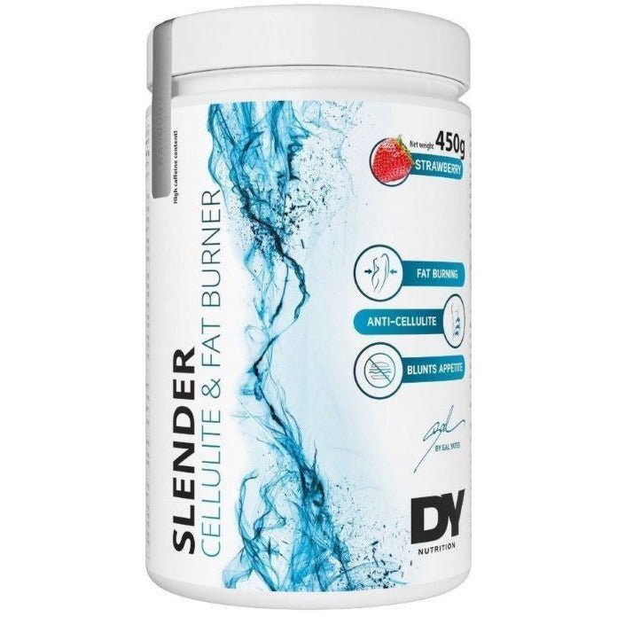 DY Nutrition (Dorian Yates) Slender Cellulite & Fat Burner Strawberry 450 g Spalacz tłuszczu - Sklep Witaminki.pl