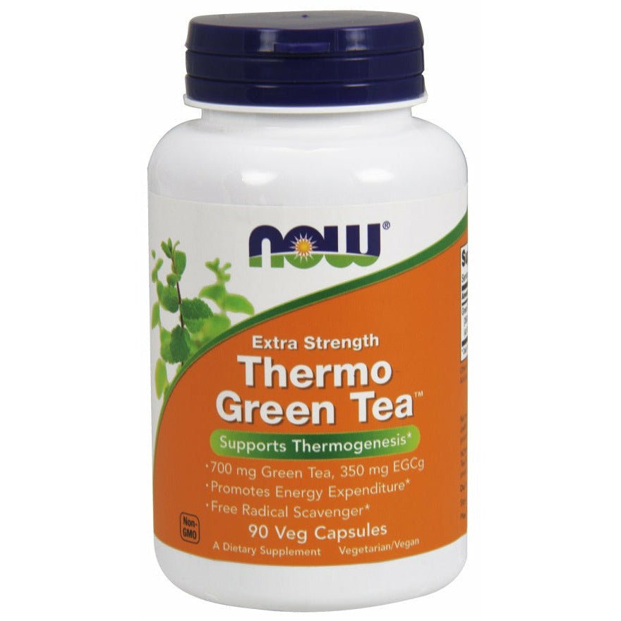 NOW Foods Thermo Green Tea Extra Strength 90 vcaps Spalacz tłuszczu - Sklep Witaminki.pl