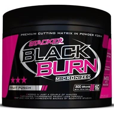Spalacz tłuszczu Stacker2 Black Burn Micronized Lemon 300 g - Sklep Witaminki.pl