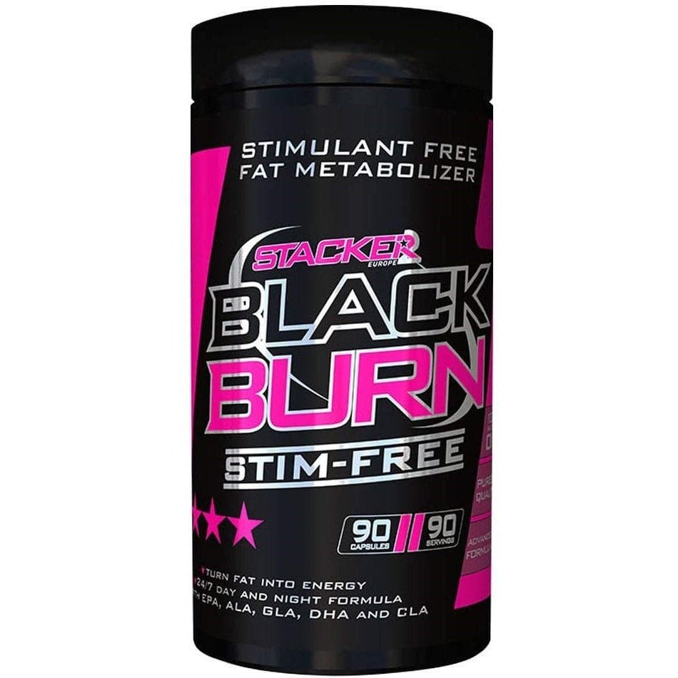 Spalacz tłuszczu Stacker2 Black Burn STIM-Free 90 caps - Sklep Witaminki.pl