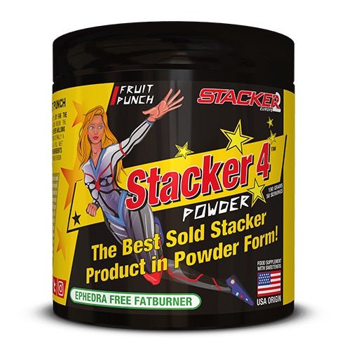 Stacker2 Europe Stacker 4 Powder Fruit Punch 150 g - Sklep Witaminki.pl
