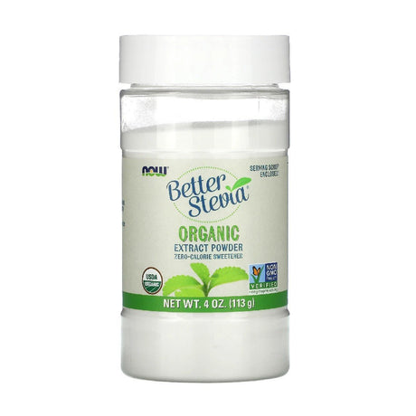 Stewia NOW Foods Better Stevia Extract Powder Organic 113 g - Sklep Witaminki.pl