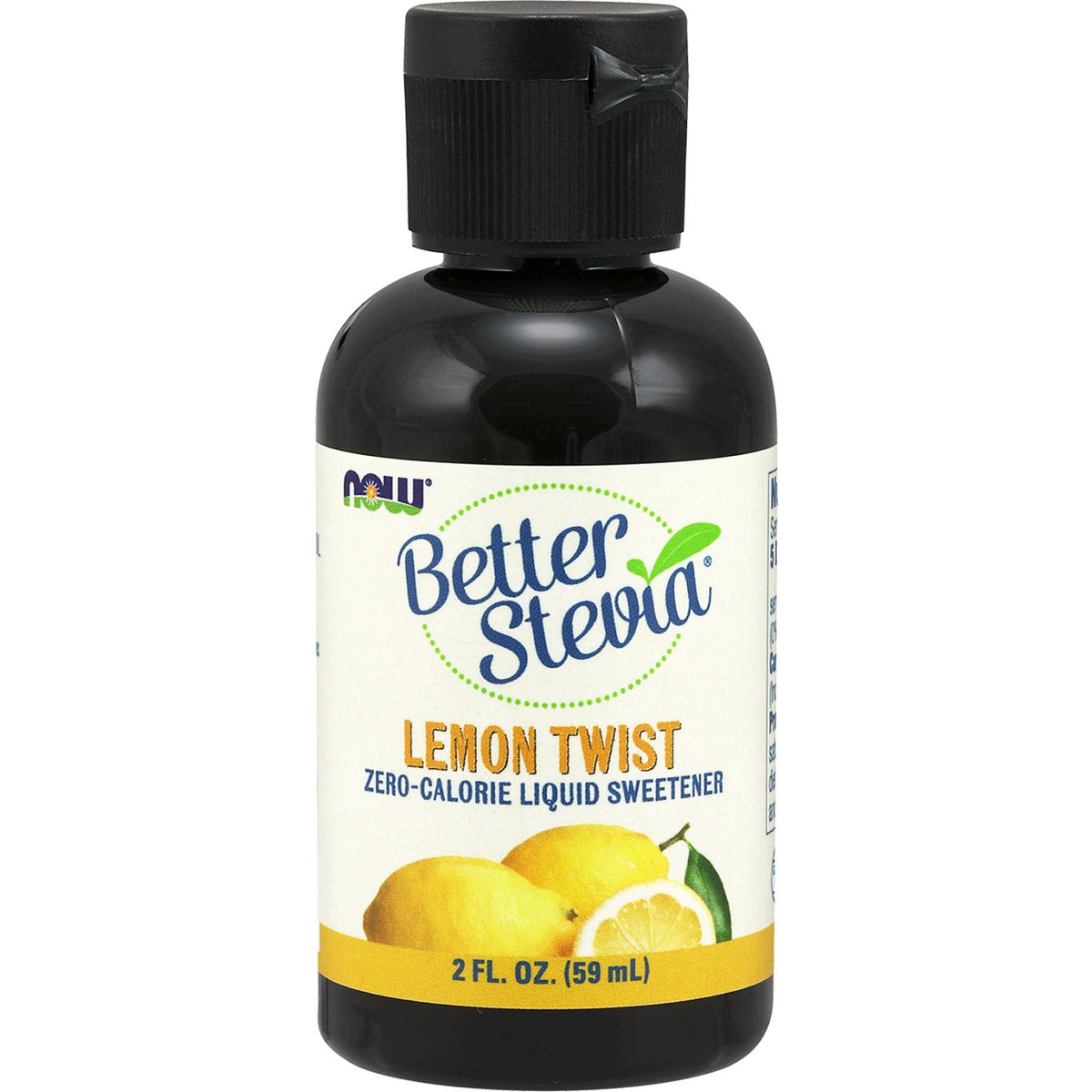 NOW Foods Better Stevia Liquid Lemon Twist 59 ml Stewia - Sklep Witaminki.pl