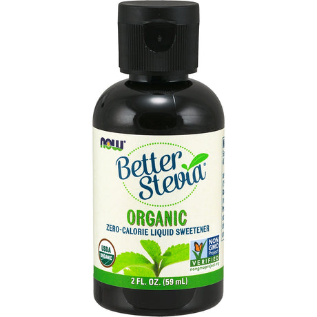 Stewia NOW Foods Better Stevia Liquid Organic 59 ml - Sklep Witaminki.pl