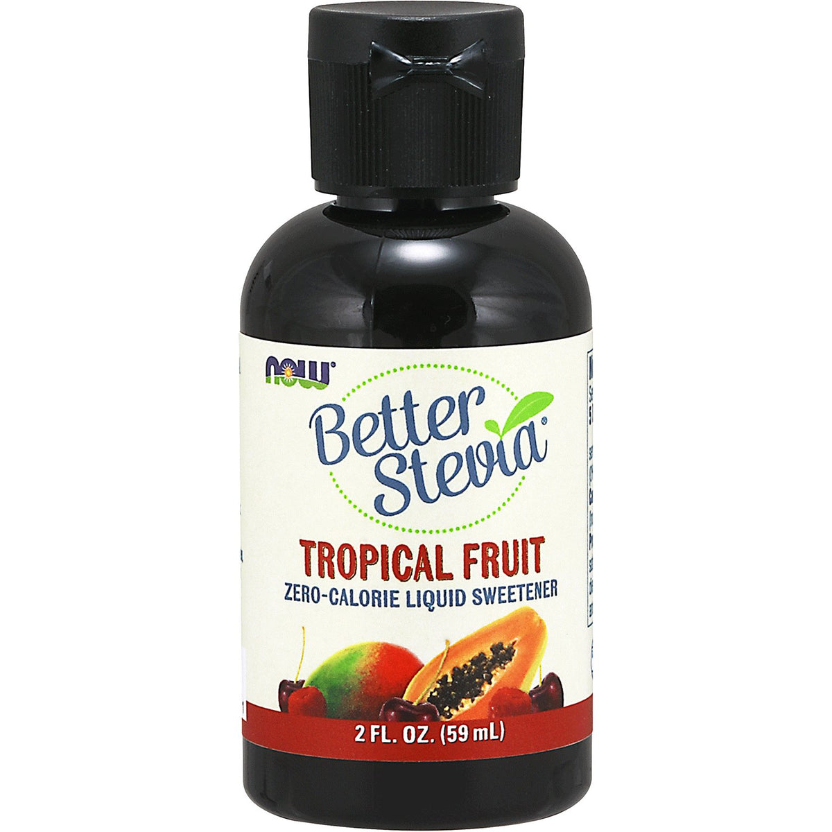 NOW Foods Better Stevia Liquid Tropical Fruits 59 ml Stewia - Sklep Witaminki.pl