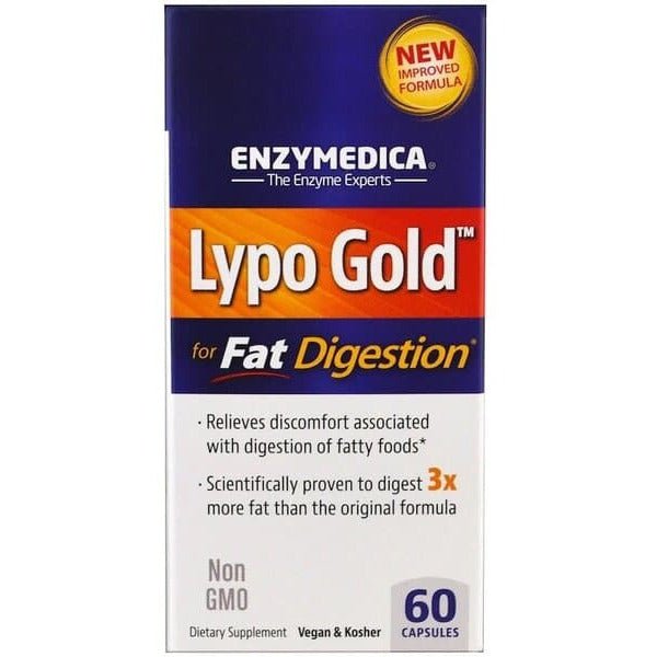 Trawienie tłuszczów Enzymedica Lypo Gold 60 caps - Sklep Witaminki.pl