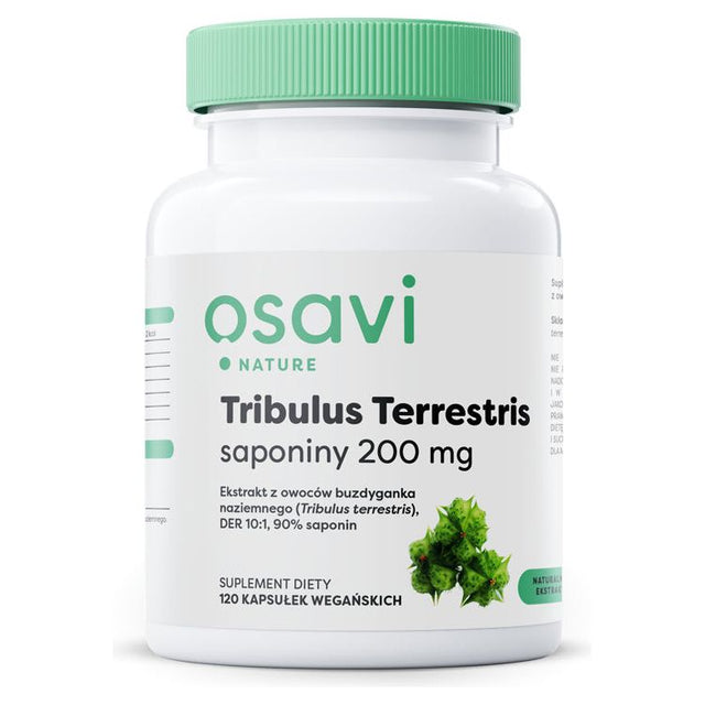Tribulus Terrestris Osavi Tribulus Terrestris Saponiny 200mg 120 vcaps - Sklep Witaminki.pl