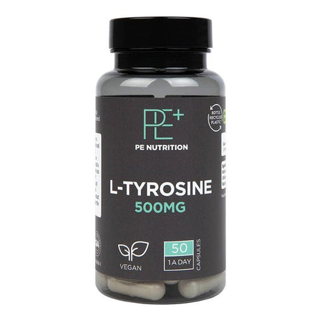 Tyrozyna Holland & Barrett PE Nutrition L-Tyrosine 500mg 50 vcaps - Sklep Witaminki.pl