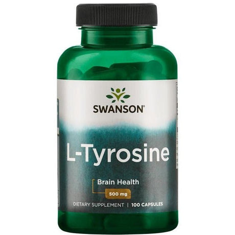 Tyrozyna Swanson L-Tyrosine 500 mg 100 caps - Sklep Witaminki.pl
