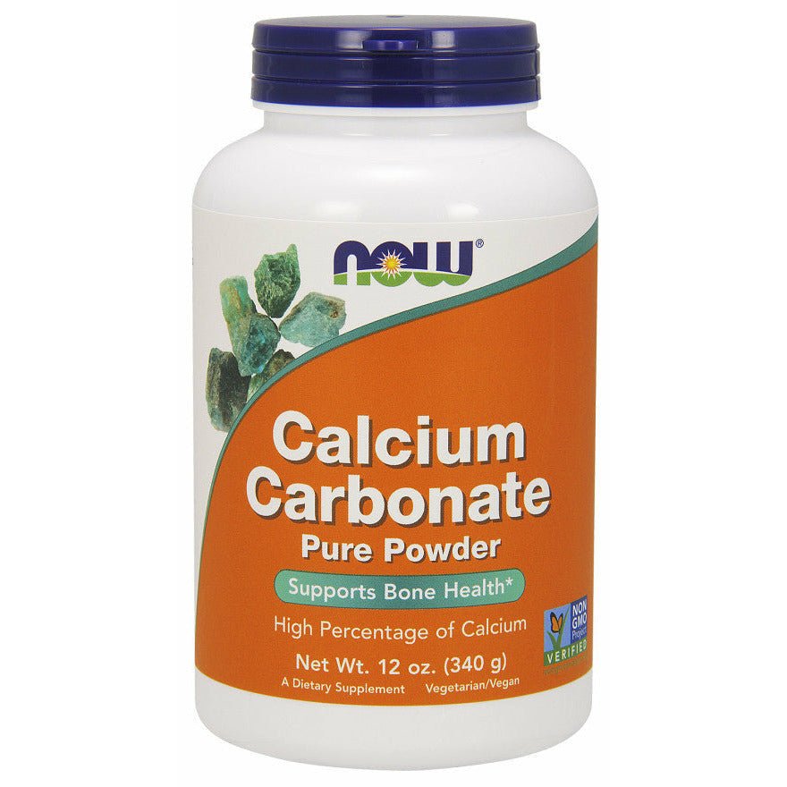 NOW Foods Calcium Carbonate Pure Powder 340 g Wapń - Sklep Witaminki.pl