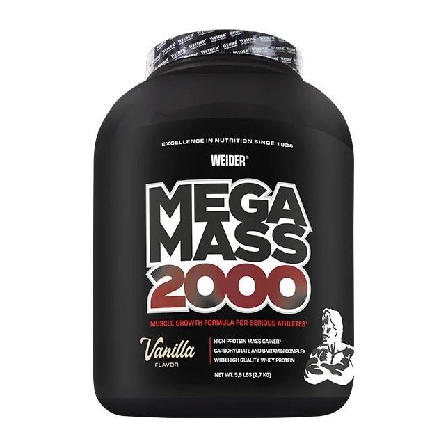 Weider Mega Mass 2000 2700 g Vanilla Gainer - Sklep Witaminki.pl