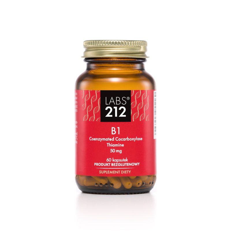 Labs212 Vitamin B1 Coenzymated Cocarboxylase 60 caps Witamina B1 - Tiamina - Sklep Witaminki.pl