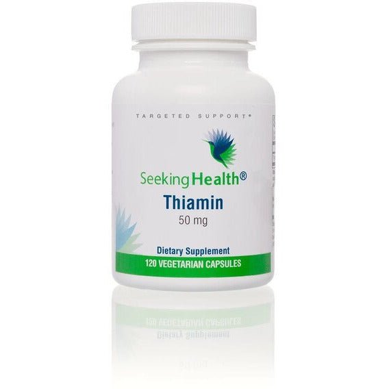 Seeking Health Thiamin 50mg 120 vcaps Witamina B1 - Tiamina - Sklep Witaminki.pl