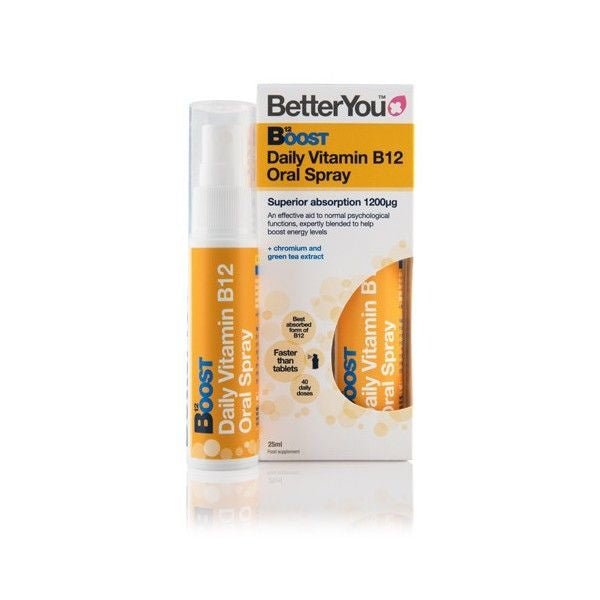 BetterYou Boost Witamina B12 w sprayu 25 ml Witamina B12 - Kobalamina - Sklep Witaminki.pl