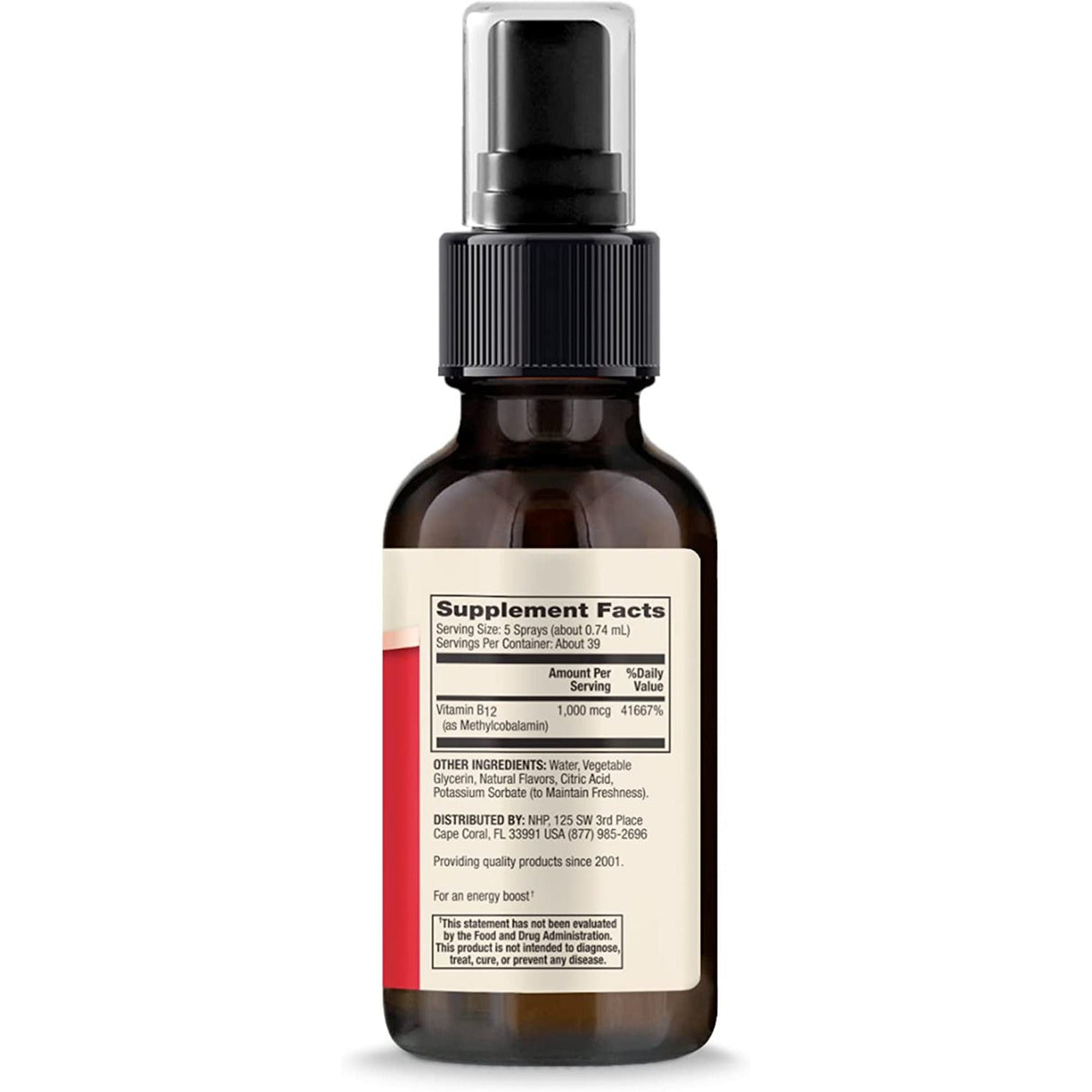Witamina B12 - Kobalamina Dr. Mercola Methyl B12 Energy Boost 29 ml - Sklep Witaminki.pl