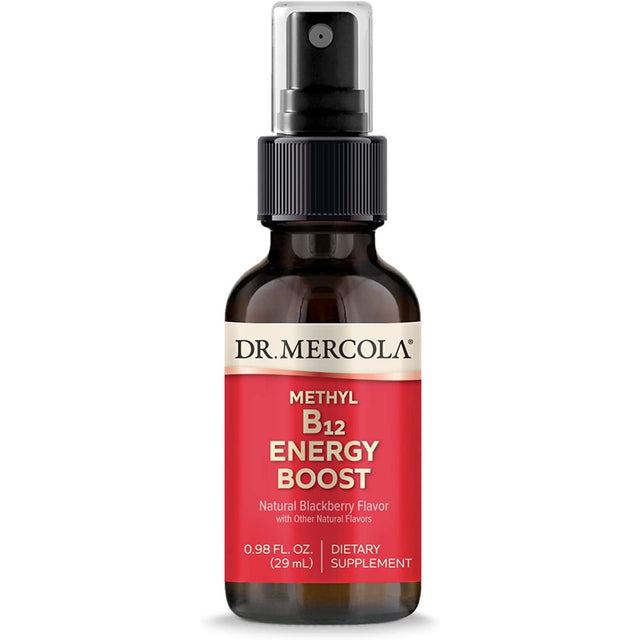 Witamina B12 - Kobalamina Dr. Mercola Methyl B12 Energy Boost 29 ml - Sklep Witaminki.pl