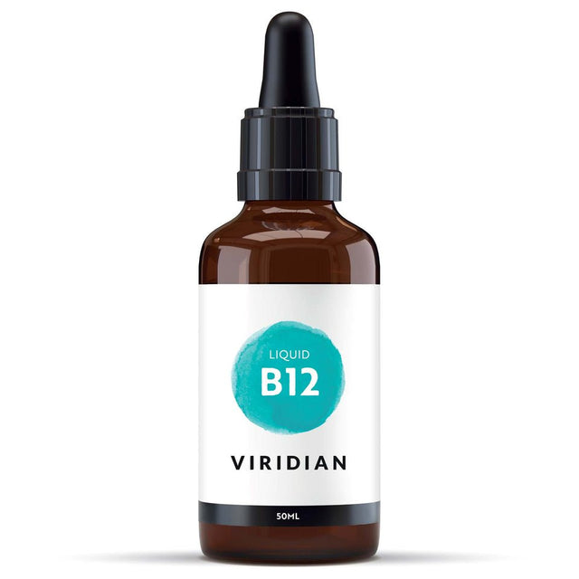 Witamina B12 - Kobalamina Viridian Liquid B12 50 ml - Sklep Witaminki.pl