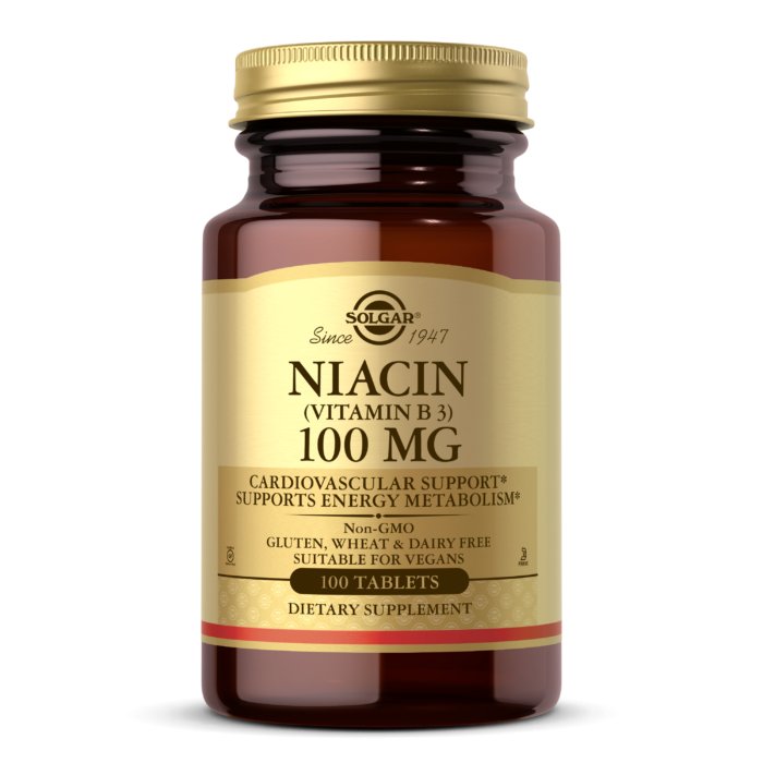 Solgar Niacin (Vitamin B3) 100 mg 100 tabs Witamina B3 - Niacyna - Sklep Witaminki.pl