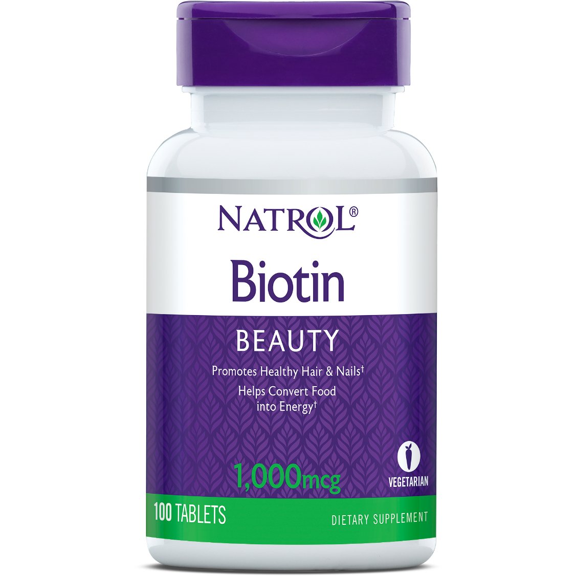 Natrol Biotin 1000 mcg 100 tabs Witamina B7 - Biotyna - Sklep Witaminki.pl