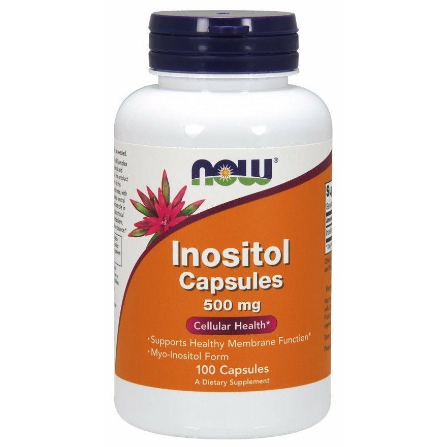 Witamina B8 - Inozytol NOW Foods Inositol 500 mg 100 caps - Sklep Witaminki.pl