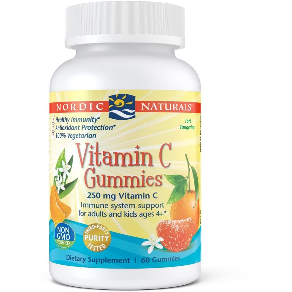 Witamina C dla Dzieci Nordic Naturals Vitamin C Gummies 120 gummies Mandarynka - Sklep Witaminki.pl