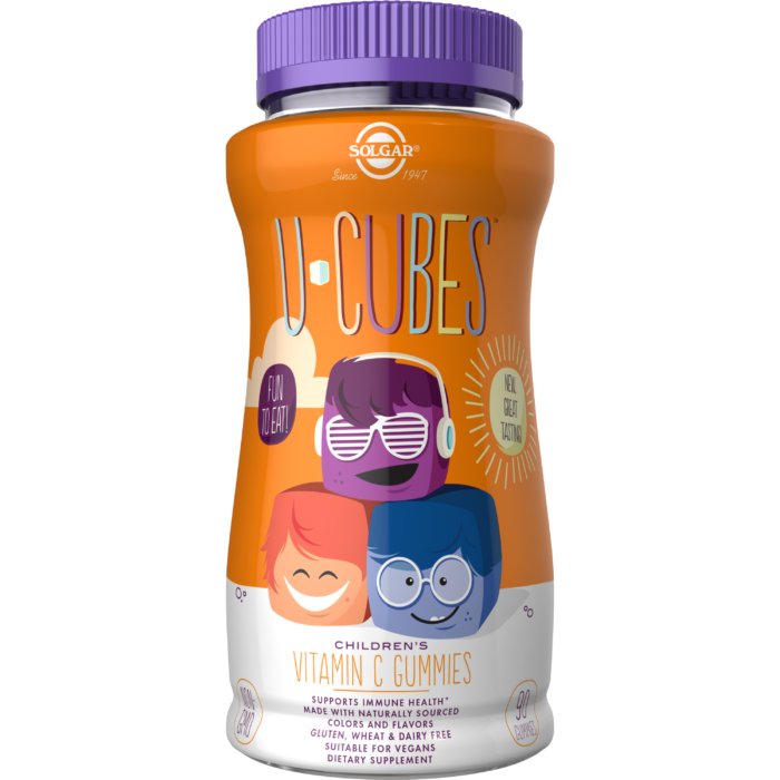 Witamina C dla Dzieci Solgar U-Cubes Children's Vitamin C Gummies 90 gummies - Sklep Witaminki.pl