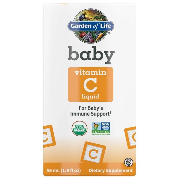 Garden of Life Baby Vitamin C Liquid 56 ml Witamina C dla Niemowląt - Sklep Witaminki.pl