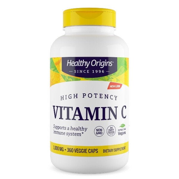 Healthy Origins Vitamin C 1000 mg Capsules 360 vcaps Witamina C - Sklep Witaminki.pl
