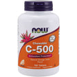 Witamina C NOW Foods Vitamin C-500 Chewable Tablets 100 chewables Pomarańcza - Sklep Witaminki.pl