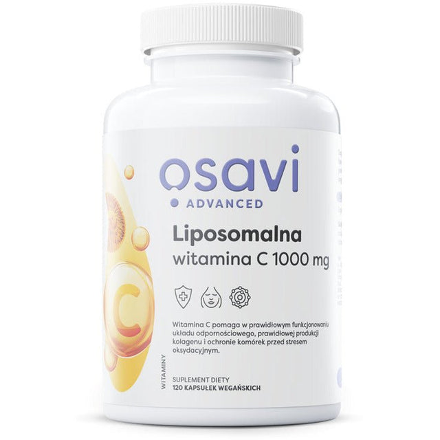 Witamina C Osavi Liposomalna Witamina C 1000mg 120 vcaps - Sklep Witaminki.pl