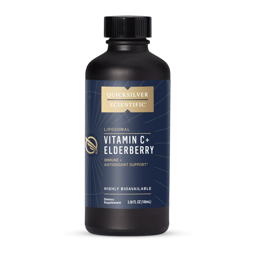 Quicksilver Scientific Liposomal Vitamin C + Elderberry 100 ml Witamina C - Sklep Witaminki.pl