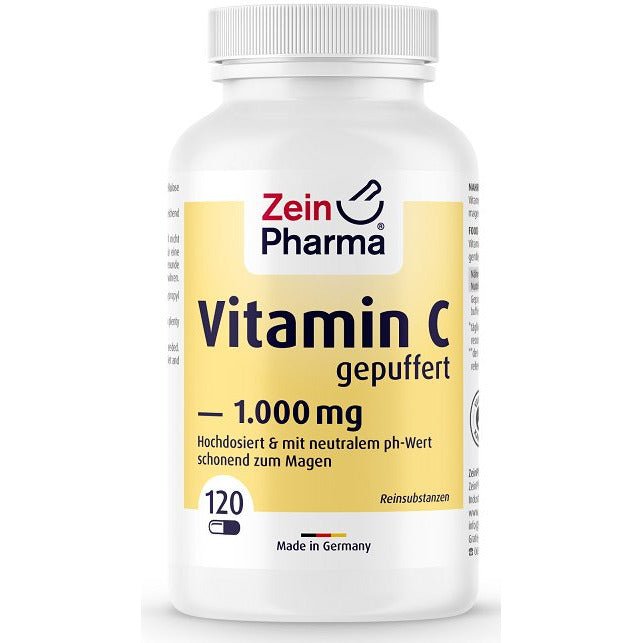 Zein Pharma Buffered Vitamin C 1000mg 120 caps Witamina C - Sklep Witaminki.pl