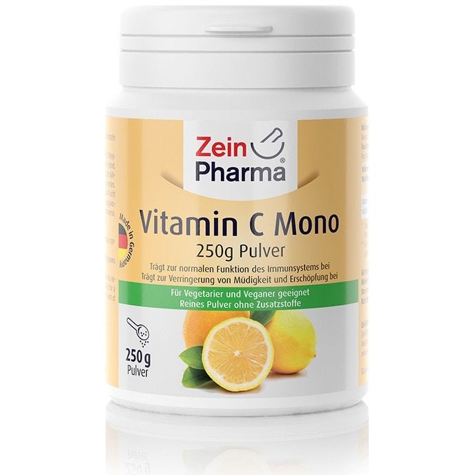 Zein Pharma Vitamin C Mono Powder 250 g Witamina C - Sklep Witaminki.pl