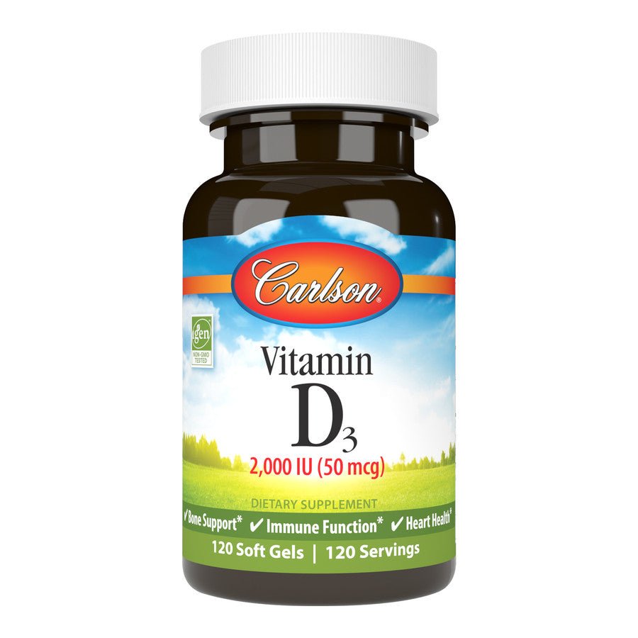 Witamina D3 Carlson Labs Vitamin D3 2000 IU 120 softgels - Sklep Witaminki.pl