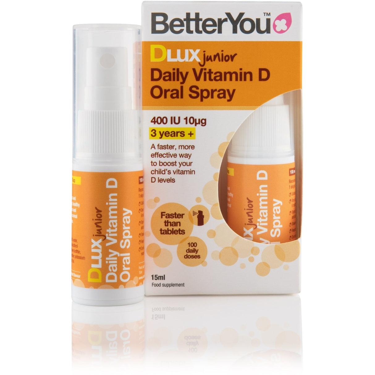 BetterYou D400 Junior Witamina D dla dzieci w sprayu 15 ml Witamina D3 dla dzieci - Sklep Witaminki.pl