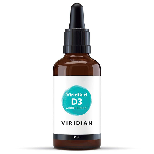Witamina D3 dla dzieci Viridian Viridikid D3 400IU Drops 30 ml - Sklep Witaminki.pl
